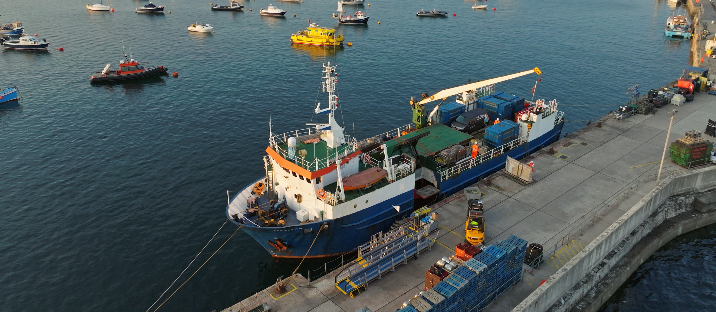 Gry Maritha, St Mary's Harbour - Isles of Scilly Freight vessel