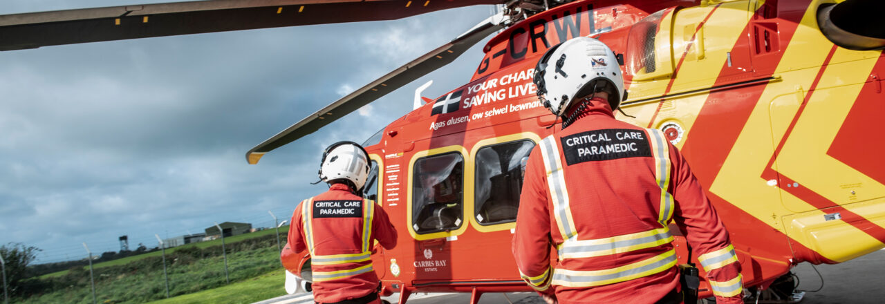 Isles of Scilly Steamship Group partnership with Cornwall Air Ambulance