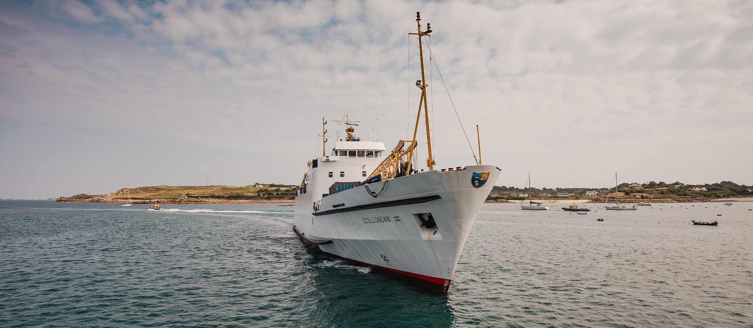 Scillonian III arriving at ST Mary's, Isles of Scilly