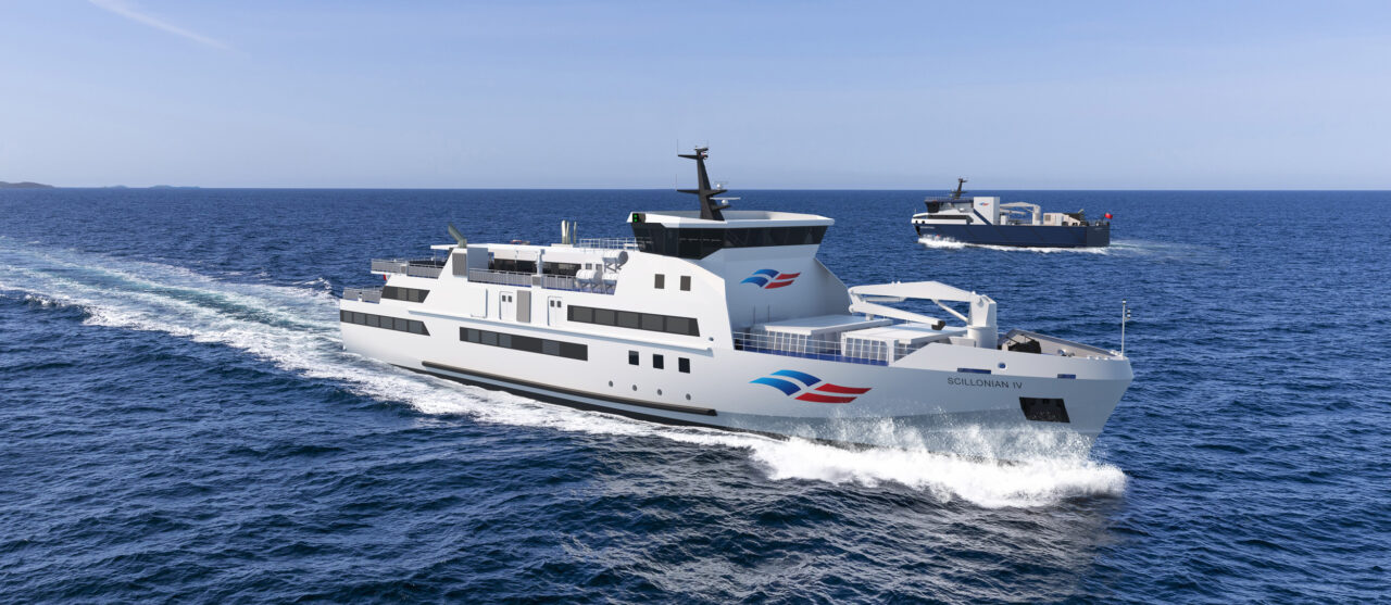 Latest new vessel designs for Scillonian Iv and Menawethan - October 2024