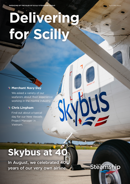 Front cover - Delivering for Scilly - Issue 16