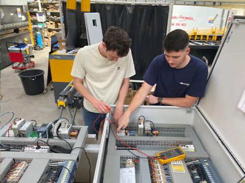 Scillonian IV - Factory acceptance tests being carried out on the Integrated Platform Management System - 02
