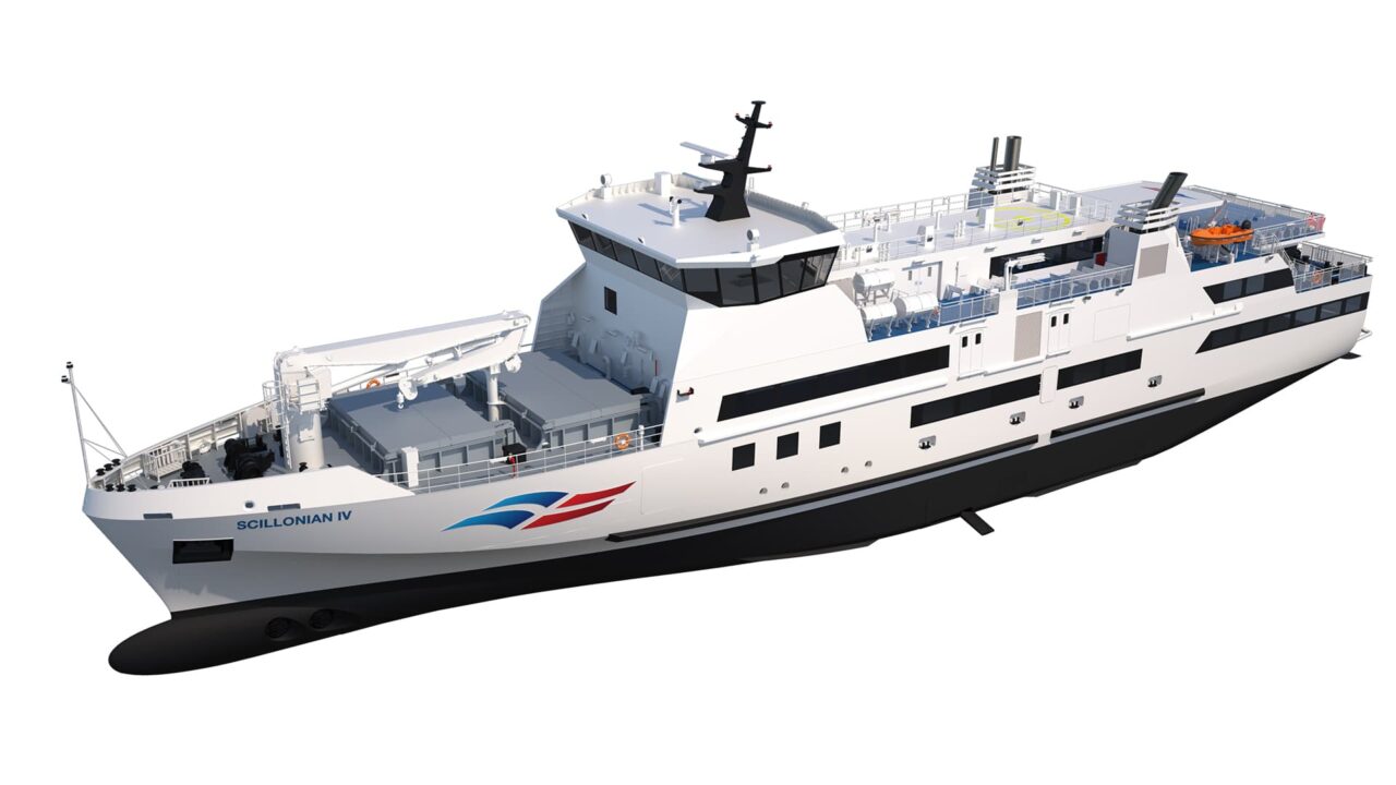 CGI- Scillonian IV passenger ferry - view 4 - July 2025