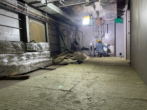 Image of part of ISSG's new vessels being constructed by Piriou in Vietnam - photo inside Scillonian 4