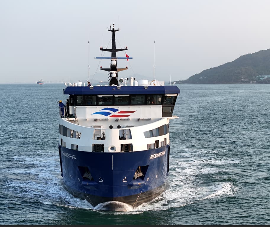 Menawethan on sea trials in Vietnam