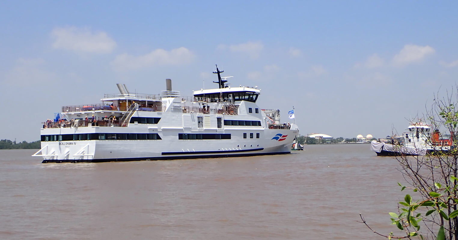 Scillonian IV on sea trials in Vietnam