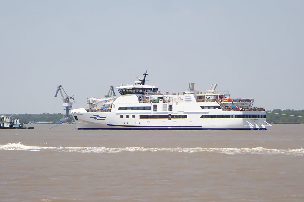 Scillonian IV starting sea trials in Vietnam