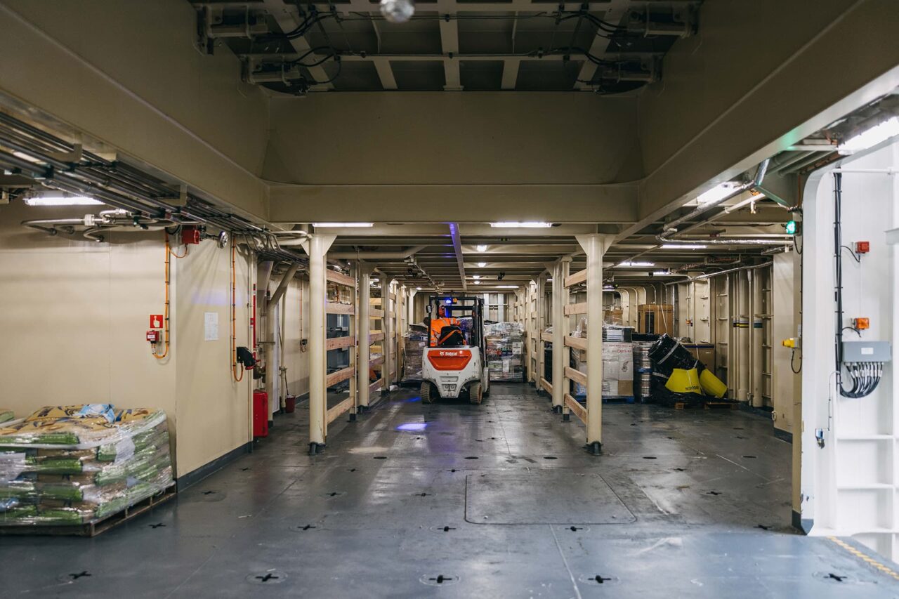 Inside Menawethan's hold
