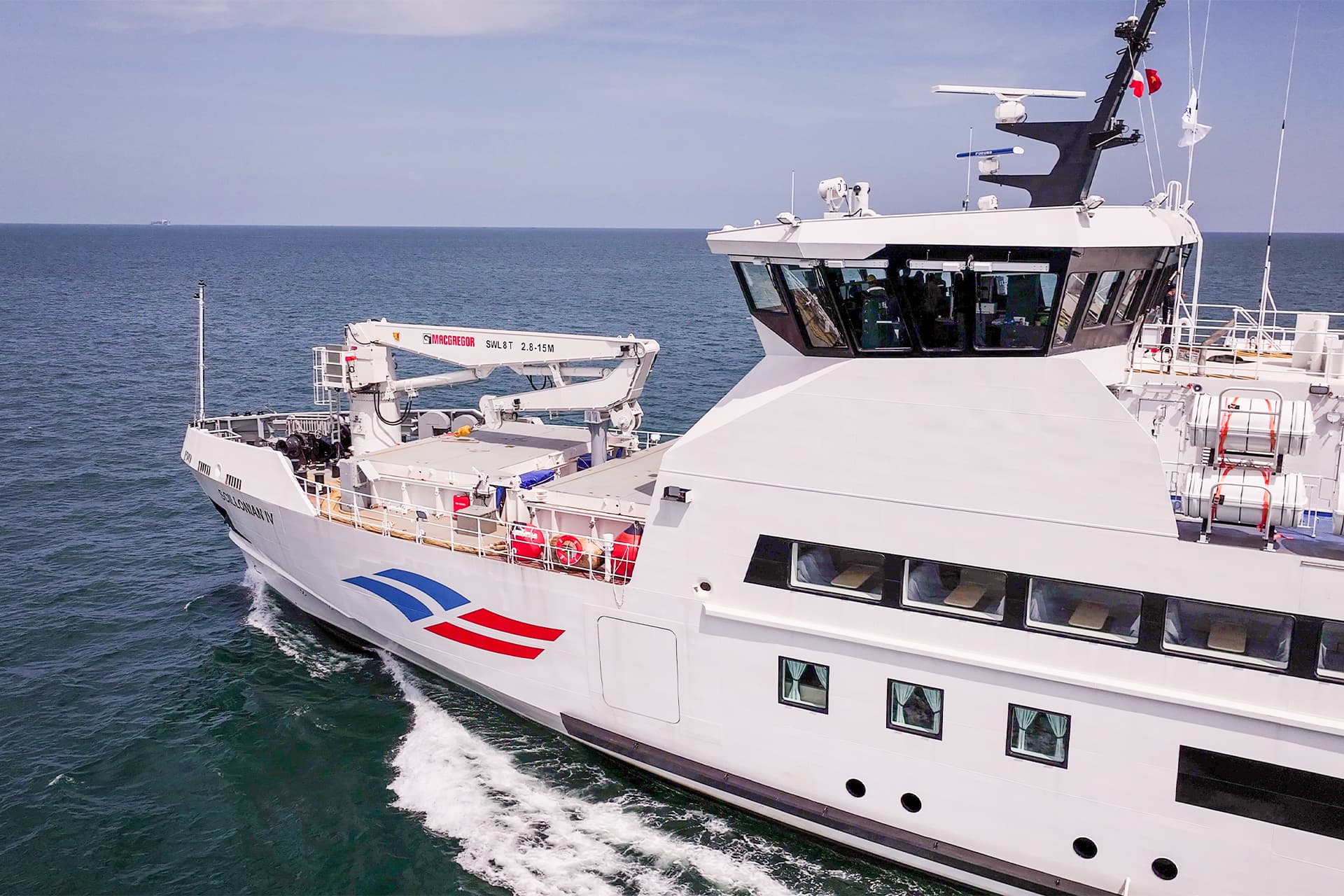 view of the bow on Scillonian IV